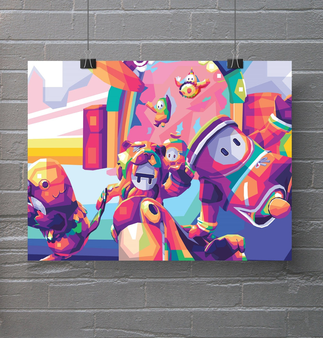 Fall Guys Giclée Print