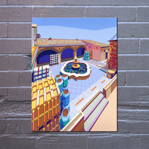 Inferno B Site Metal Print **DAMAGED**